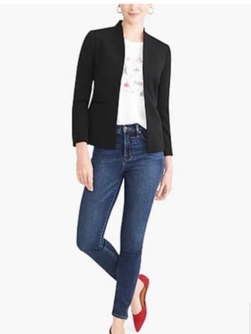 J. Crew Factory Broadway Blazer – Black – Size 6 – NWT - Picture 2 of 10
